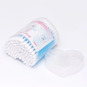 80pcs Disposable Medical Grade Plastic Cotton Swabs Eco Friendly Ear Cleaning Cotton Buds for Personal Hygiene & First Aid Use