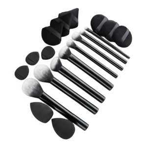 8Pcs Professional Makeup Brush Set Soft Nylon Face Blusher Foundation Eyeshadow Concealer Plastic Handle Women Beauty Tools