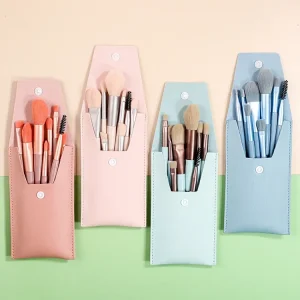 8pcs Makeup Brushes Private Label High Quality Blending Soft Fluffy Makeup Brush Set Beauty Tools for Eyeshadow