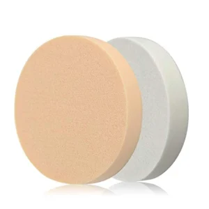 9cm Large Disposable Latex Cosmetic Powder Puff Sponge for Liquid Dry Foundation Application Washable Soft Comfortable