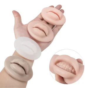 Academy Training Lip Mold Realistic Silicone Eyebrow Model Multi Color 80x55mm 25mm Thickness Permanent Makeup Accessory