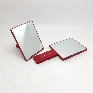 Accept Private Label Multi Color Professional Desktop Plastic Cosmetic Makeup Mirror with Handle