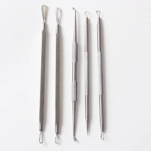 Acne Needle Cell Clip Set Blackhead Scraping and Closing Magic Tool for Picking and Squeezing Acne Removal Needles
