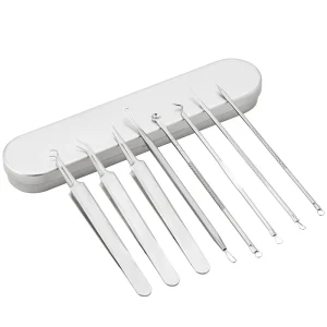 Acne Needle Stainless Steel Acne Needle Set Blackhead Remover Clean Spot Pimple Squeeze Removal Face Skin Care Tools