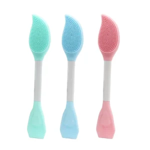 Adjustable Double ended Silicone Facial Mask Applicator Tool Silicone Facial Mask Brush Foundation Brush