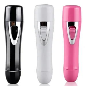 Alist 4 in 1 Electric Facial Hair Remover Painless Nose Eyebrow Trimmer with Rounded Blades 400mAh Gold Plated CE/FCC Certified
