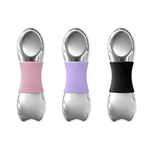 Anti Aging Facial Cream Spoon Roller Scraping Stainless Steel 304 Grade Skin Cooling Guasha Women Face Beauty Massage Cryo Stick