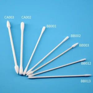 BB003# 25pcs Per Bag Lint Free Double Sharp Tips Optical Cleanroom Cleaning Cotton Bud Swabs
