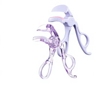 BQI Frameless Manual Eyelash Curler Natural Curl Long Lasting Setting Wide Angle for Beginners
