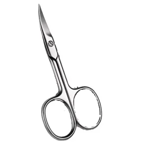 BS 434 High Precision Makeup Scissors Stainless Steel Blades for Eyebrows and Nose Hair Grooming