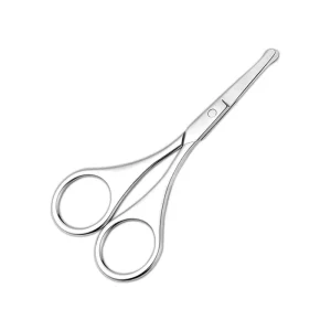 BT8038 Eco Friendly High Quality Makeup Scissors Stainless Steel Straight Blunt Tips for Facial Ear Nose Hair Beard