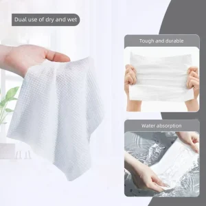 Baby Soft Cloth Disposable Non-washable Soft and Comfortable Disposable Face Towel Portable for Both Dry and Wet Use