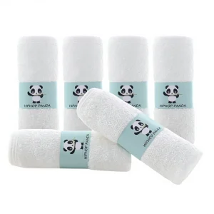 Baby Washcloths Rayon Made Bamboo Ultra Soft Absorbent Newborn Bath Face Towel Reusable Makeup Removal