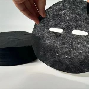 Bamboo Charcoal Fibre Black Mask Cloth Eco Friendly Facial Sheet Mask