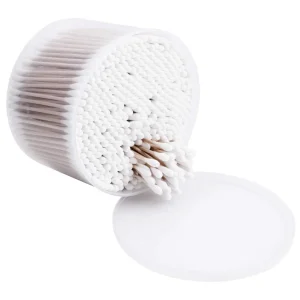 Bamboo Cotton Swabs Biodegradable & Organic Wooden Cotton Buds Double Tipped Ear Sticks