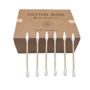 Bamboo Stick Cotton Buds Ear Cleaning Buds White Cotton Swab for Makeup