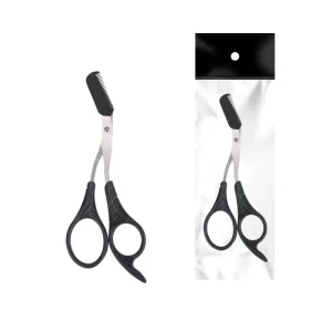 Beautiful Wings Handle Makeup Scissors Stainless Steel Eyebrow Shaping Trimmer Scissors With Comb for Personal Care