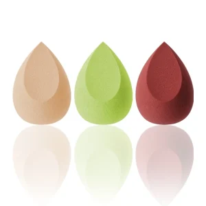 Beauty Cosmetic Teardrop Cutting Latex Free Makeup Sponge Blender