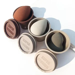 Beauty Egg Cosmetic Blender Customize Make up Sponge Private Label Latex Free Coffee Cup Makeup Sponge