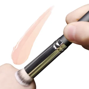 Beauty Makeup Foundation Concealer Smudge Brush Wood Refillable Synthetic Fibre Single Makeup Brush