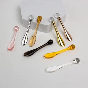 Beauty Makeup Spatula Mini Small Facial Eye Cream Scoop Mask Plastic Cosmetic Spoon