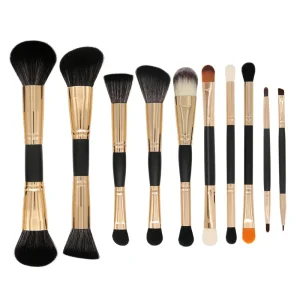 Beauty Makeup Tool Set 10pcs Two Headed Brushes Including Foundation Eye Shadow Blush Makeup Brushes kit