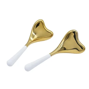 Beauty Salon Self Massage Gold Color Stainless Steel Facial Cryo Stick Cooling Facial Spoons