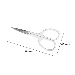 Beauty Scissors Tijeras Customized Logo Makeup Eyelashes Tool Stainless Steel Eyebrow Scissors