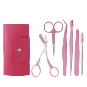 Beauty Set Eyebrow Scissors Beaty Scissor Lash Tweezer Fashion and Young