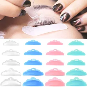 Beauty Silicone Eyelash Perming Curler Tool with Lash Lift Rods Makeup Eyelash Pads