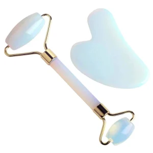 Beauty Skin Care Face Massage Tool Rose Quartz Roller pink Jade Facial Roller