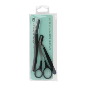 Beauty Tools Eyebrow Razor Kit Women Face Razor Eyebrow Scissors with Comb