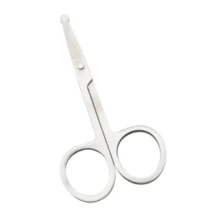 Beauty Tools Stainless Steel Curved Blade Blunt-Sharp Tip Portable Beauty Scissors for Eyebrows and Make-up