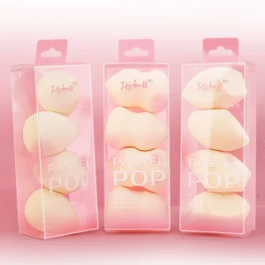 Beige Makeup Sponge Set Suitable for Liquid BB Cream Multiple Styles Available a Great Gift for Girls