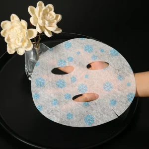 Bio Cellulose Fiber Face Maskpack with Hydrogel Collagen Dry Sheet Material for Facial Care