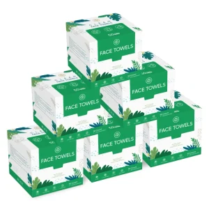 Biobased Clean Skin Clean Face Disposable Towels XL Makeup Use Non-Woven Face Disposable Viscose Soft Towel