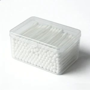 Biodegradable Bamboo Cotton Swabs Eco friendly Disposable Cotton Buds with Organic Sticks