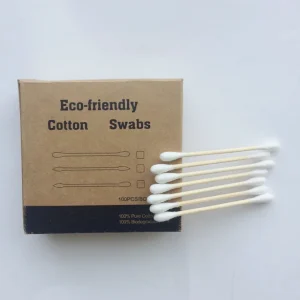 Biodegradable Eco Friendly Bamboo Cotton Buds Swab