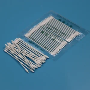 Biodegradable Paper Stick 3mm Double Ended Pointed Qtips Eyeliner Removing Cotton Bud Swab