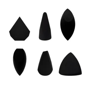 Black Beauty Makeup Powder Puff Latex Free Super Soft Makeup Sponge Face Foundation Sponges Blender