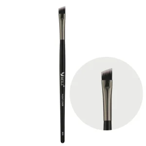 Black Single Eyeliner Brush Precise Small Angled Eye Wing Firm Brow Pomade Liner Cut Concealer Brush