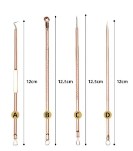 BlackHead Remover Tool Black Head Acne Blemish Pimple Extractor Acne Needles Tweezer Pore Cleaner Face Cleansing Tools Skin Care