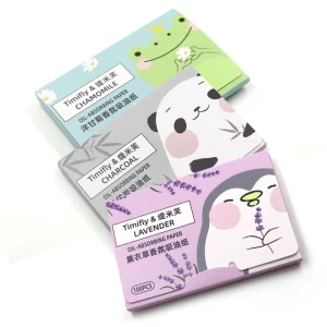 Blotting Paper Face Oil Absorbing Natural Custom Logo Facial Oil Absorbent Paper