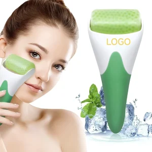Blue Ice Jade Face Roller Facial Lift Skin Cooling Massage Portable Beauty Tool Face Eye Tightening for Commercial & Home Use
