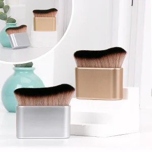 Body Brush Synthetic Single Wave Foundation Brush Flat Head Self-Tan Back Applicator Liquid BB Cream Makeup Brush