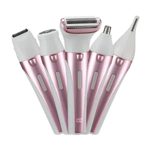 Body Hair Removal Brow Epilator USB Rechargeable 5 in 1 Tweezer Nose Hair Women Shaver Eyebrows Trimmer Household Car