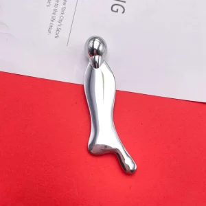 Body Massage Tool Metal Jade Roller Commercial Custom Luxury Fish Shaped Face Roller Personalised Skin Care Gua Sha