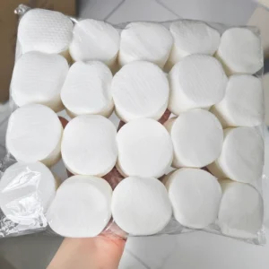Bulk Pearl Textured 80GSM Makeup Remover Cotton Pads High Quality Low Price Toner Pad 7cm