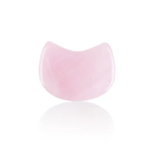 Cat Head Gua Sha Rose Quartz Gua Sha Board Facial Massage Chinese Medicine Natural Rose Stone Scraping Tool for Self Care