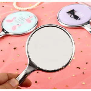 China Manufacturer Luxury Hand Mirror Durable Mini Makeup Vanity Mirror